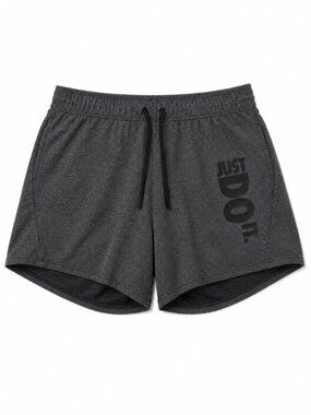 🪩 2/20 Nike Pro Dri-Fit Grey Just Do It Shorts S